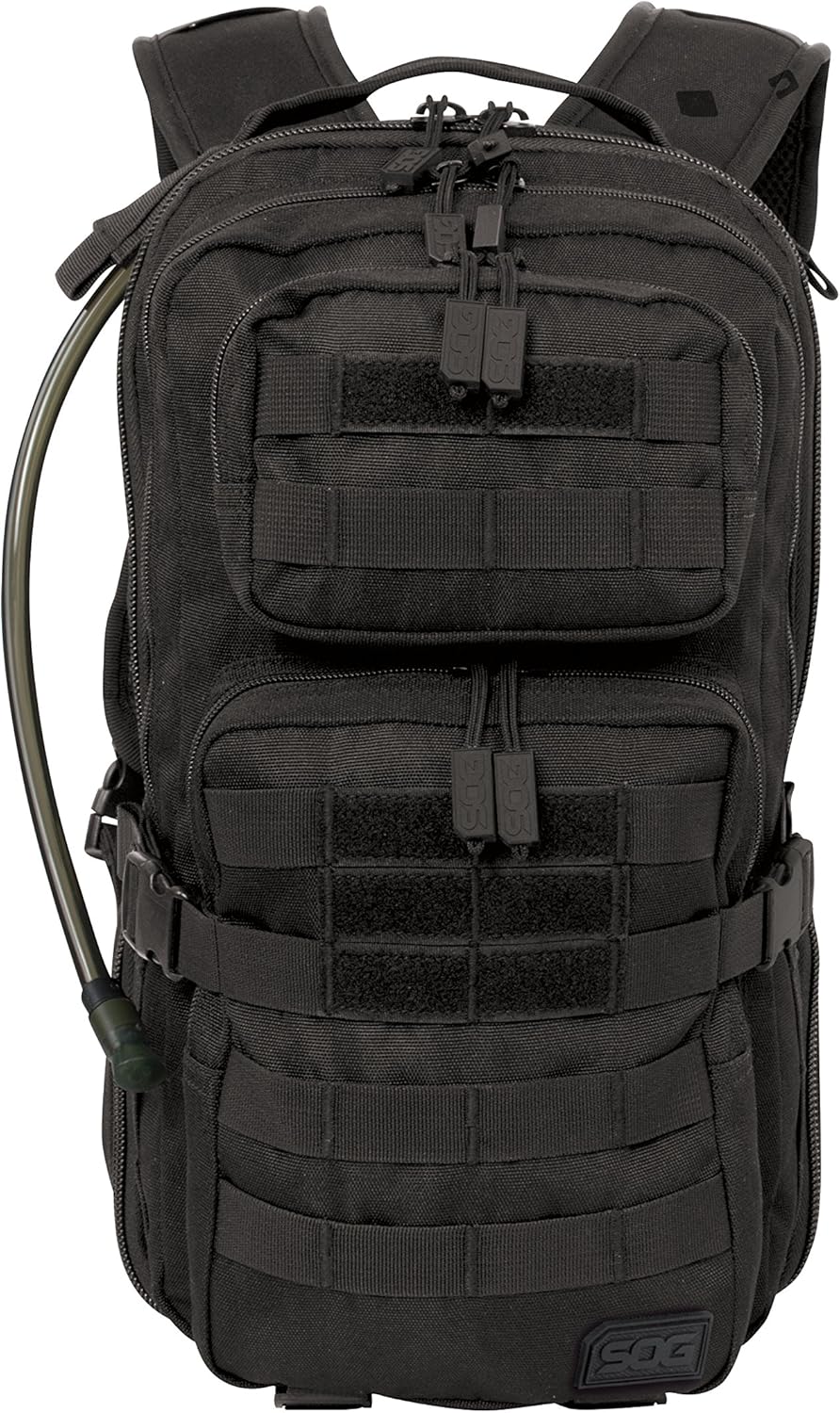 SOG Opcon Hydration Day Pack with 2-Liter Reservoir, 18.2-Liter Storage,Black