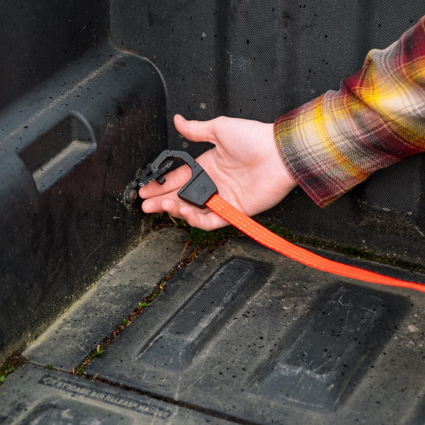 GEAR AID Holdfast Bungee Strap, Organize Your Garage and Gear for Biking, Camping, Hunting, Exercise, Paddling and More, Orange Reflective, Multipack 20-30-40” Lengths