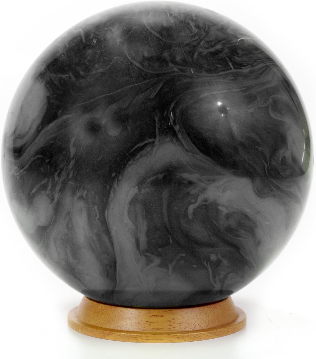 Solid Hardwood Bowling Ball Cup Display Stand Spare Ball Holder
