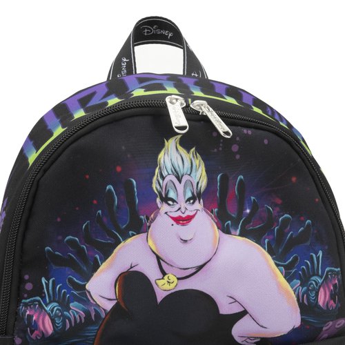 Wondapop - The Little Mermaid - Ursula 13"" Nylon Daypack, Black