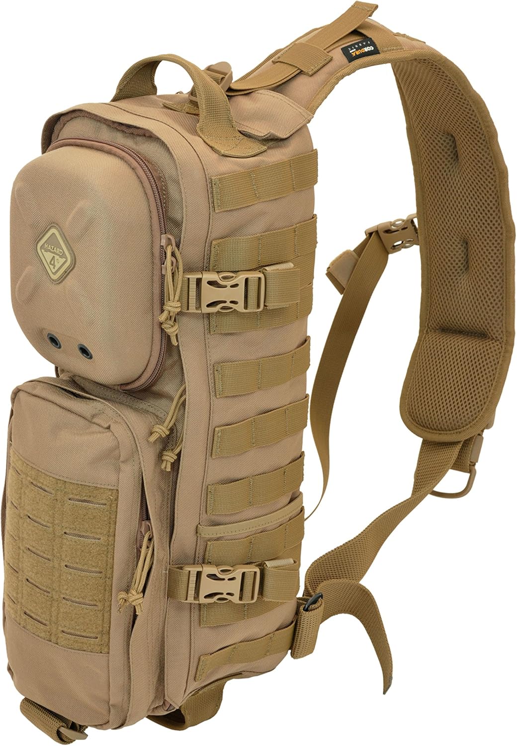 HAZARD 4 Plan B V17 - Semi-Hard Shell Sling Bag, Small Tactical Bag, Military Modular Webbing, Attachment Compatible (11.8L)