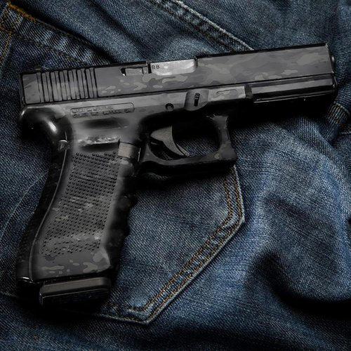 GunSkins Universal Pistol Skin Compatible with Airsoft AEG and BB Gun- Vinyl Wrap - Trim to Install - 100% Waterproof - Non-Reflective Matte Finish - Made in USA