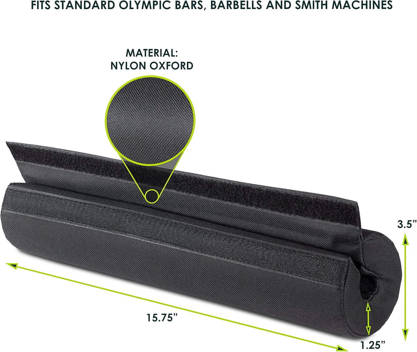 ProsourceFit Weight Lifting Barbell Pad, Thick Protective Padding for Neck & Shoulders for Squats, Hip Thrusts, Lunges