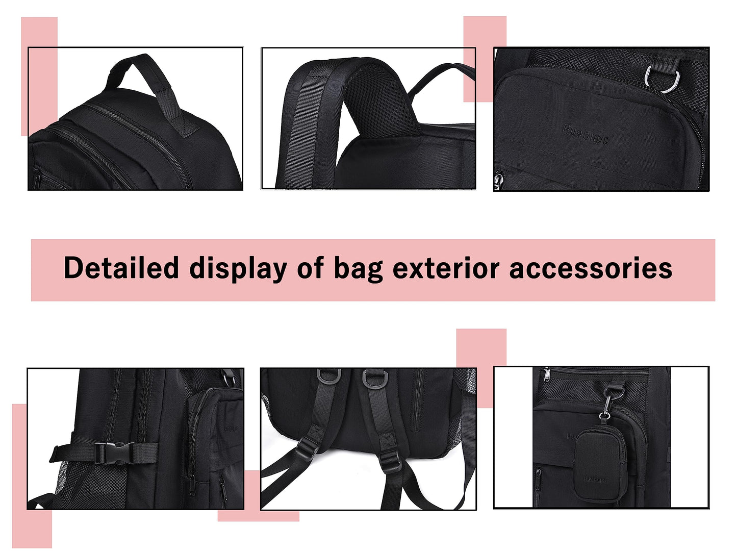 FSD.WG Casual Daypack Backpacks for Men Fashionable Outdoor Bag Popular Travel Bag Casual Large Capacity