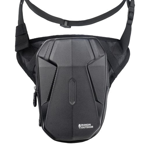 Motorcycle Waist Drop Leg Bag - Expandable Big Capacity Druable & Waterproof Tactical Fanny Pack, Multi-Pocket Storage Hip Thigh Bag for Cycling Hiking Climbing, Men and women