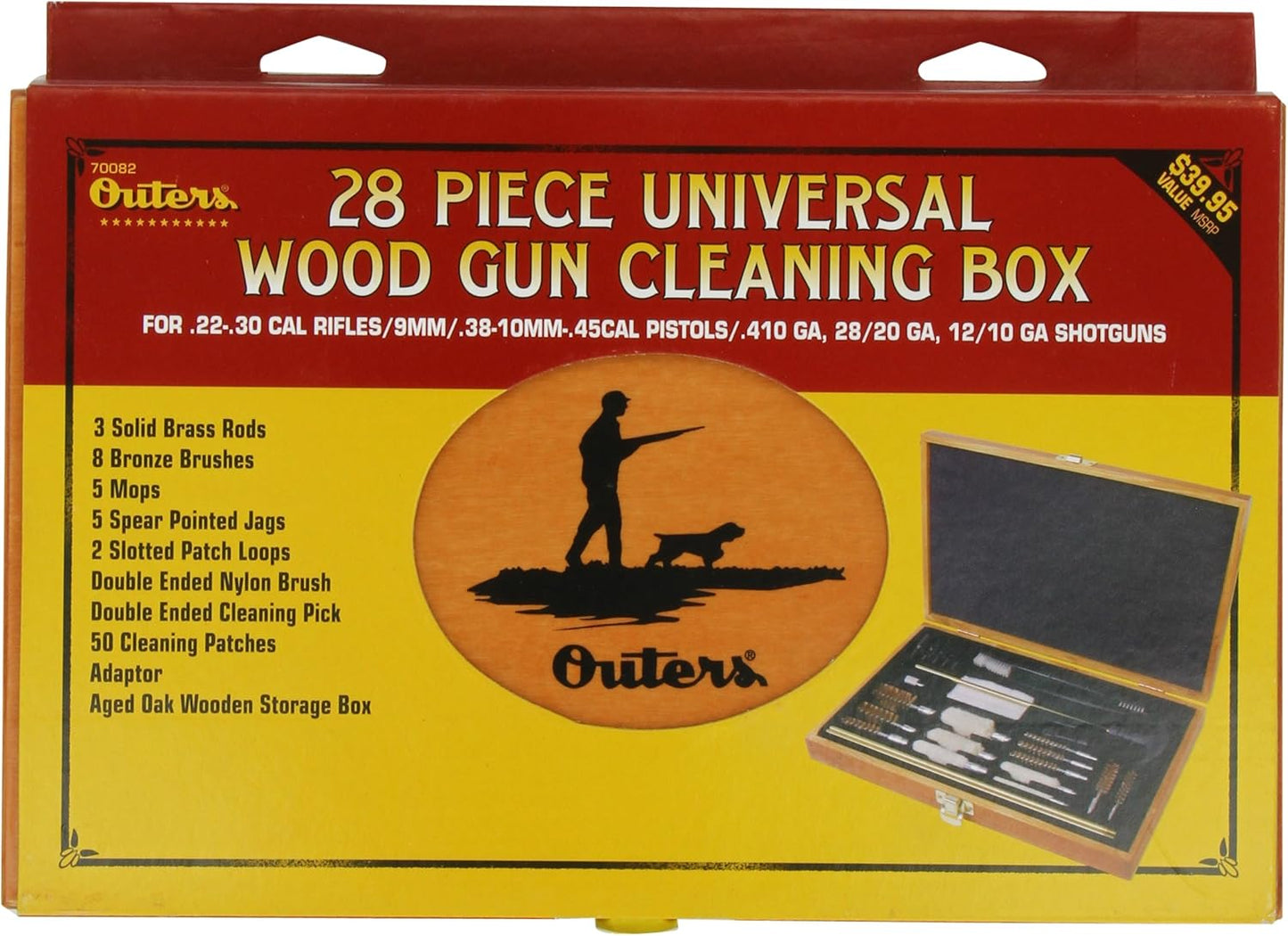 Outers 28-pc Uni Gun Wd Clean Box