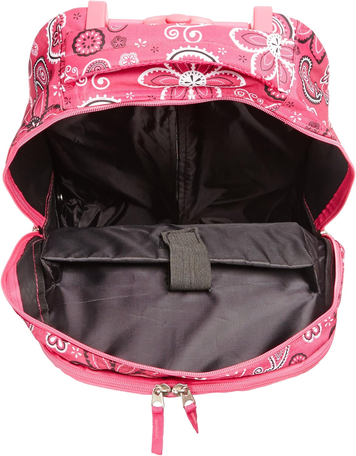 Rockland Single Handle Rolling Backpack, PURPLEPEARL, One Size