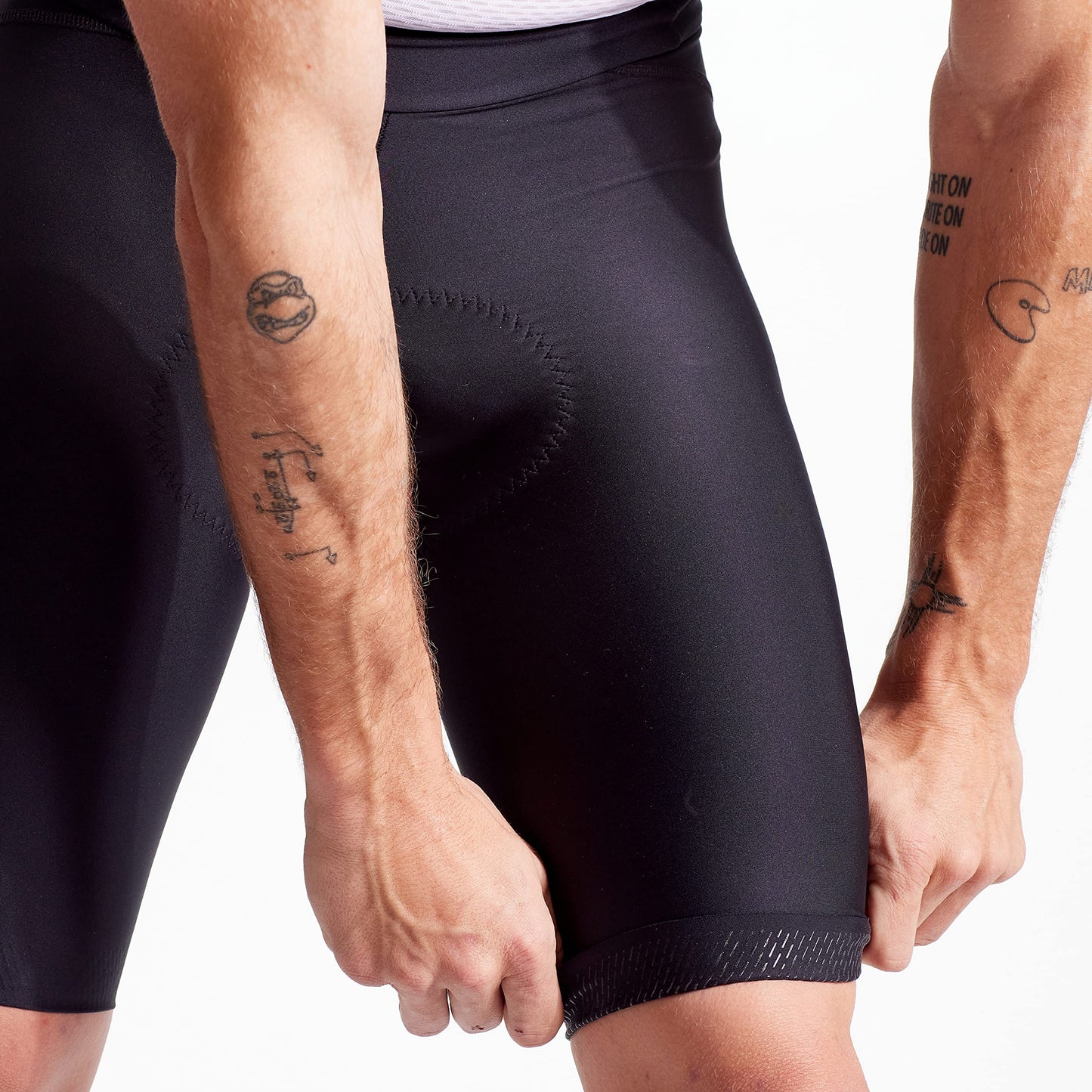 PEARL IZUMI Men's 10.5" Attack Air Shorts, Breathable with Reflective Fabric, Black, X-Large