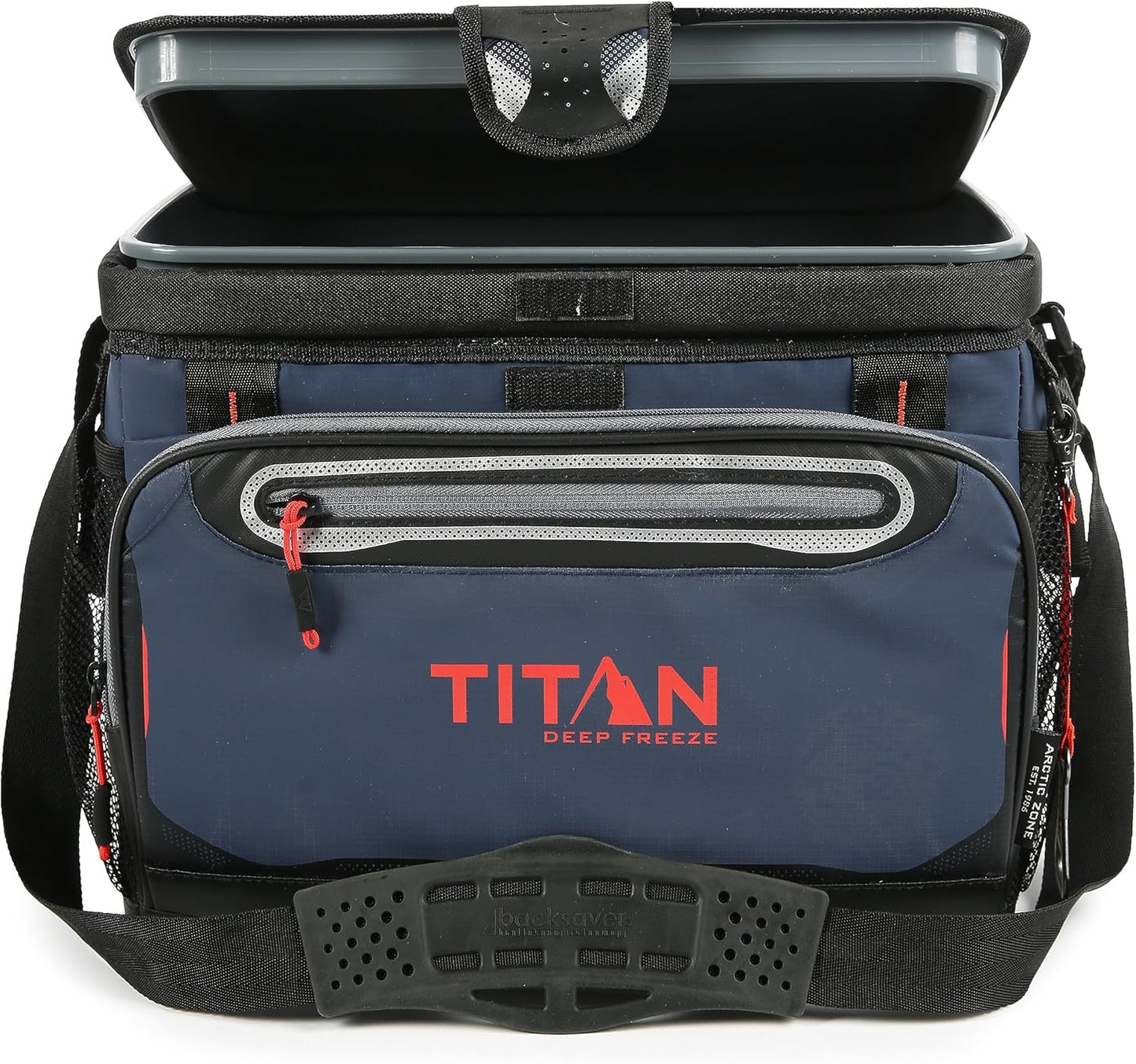 Titan by Arctic Zone 30 Can Zipperless Soft Cooler with HardBody Liner