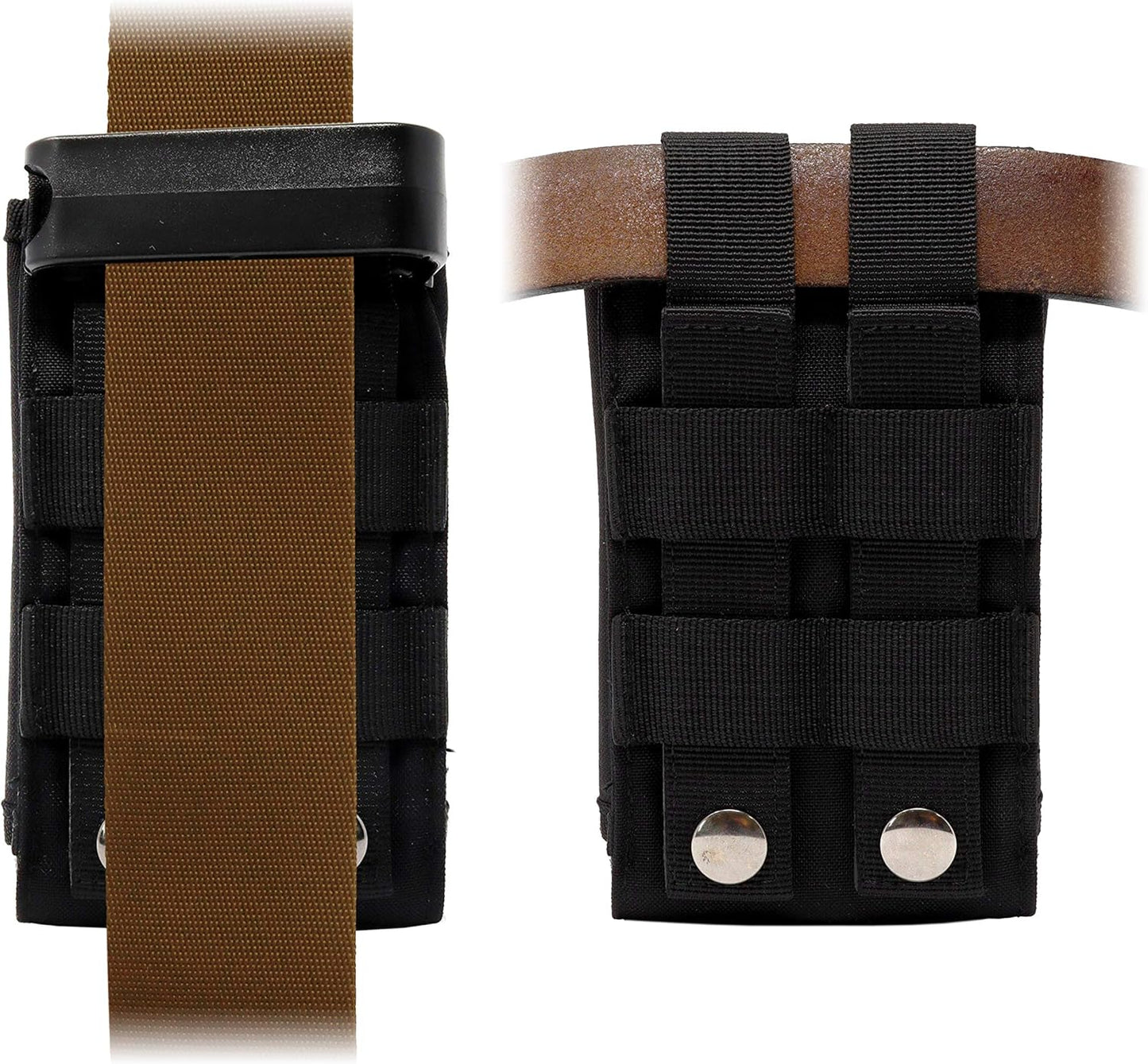 Water Bottle StrapPack - Backpack Shoulder Strap Pocket, Fits Bottle up to 3.25" Wide