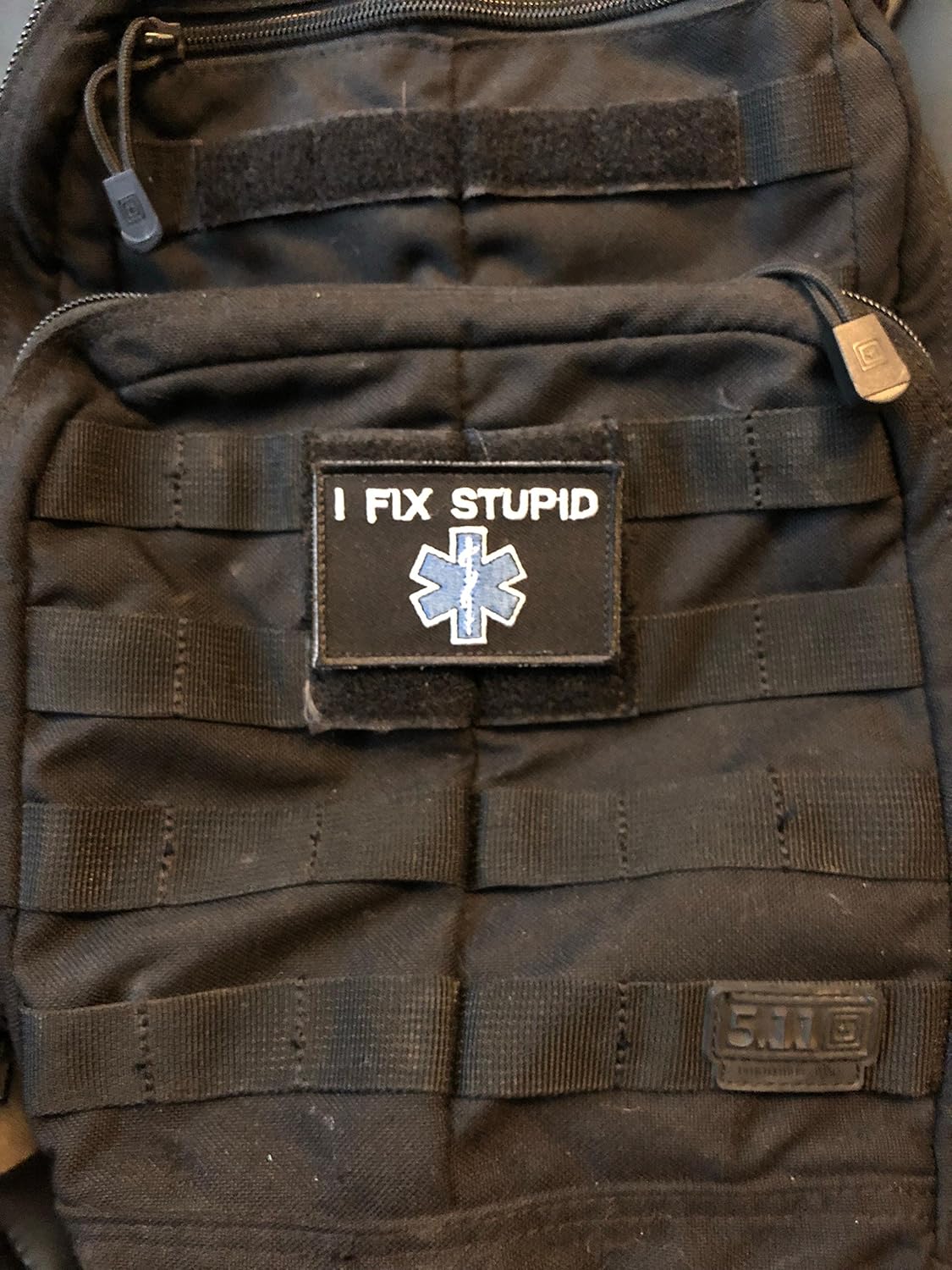 I Fix Stupid Morale Patch EMS Firefighter Nurse Doctor Hospital Emergency