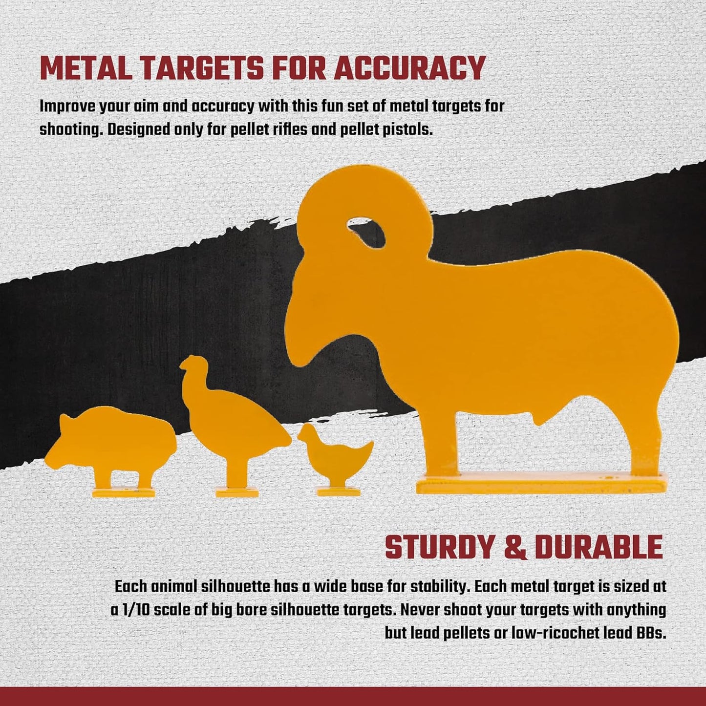 Air Venturi Precision Airgun Target for Accurate Shooting Practice