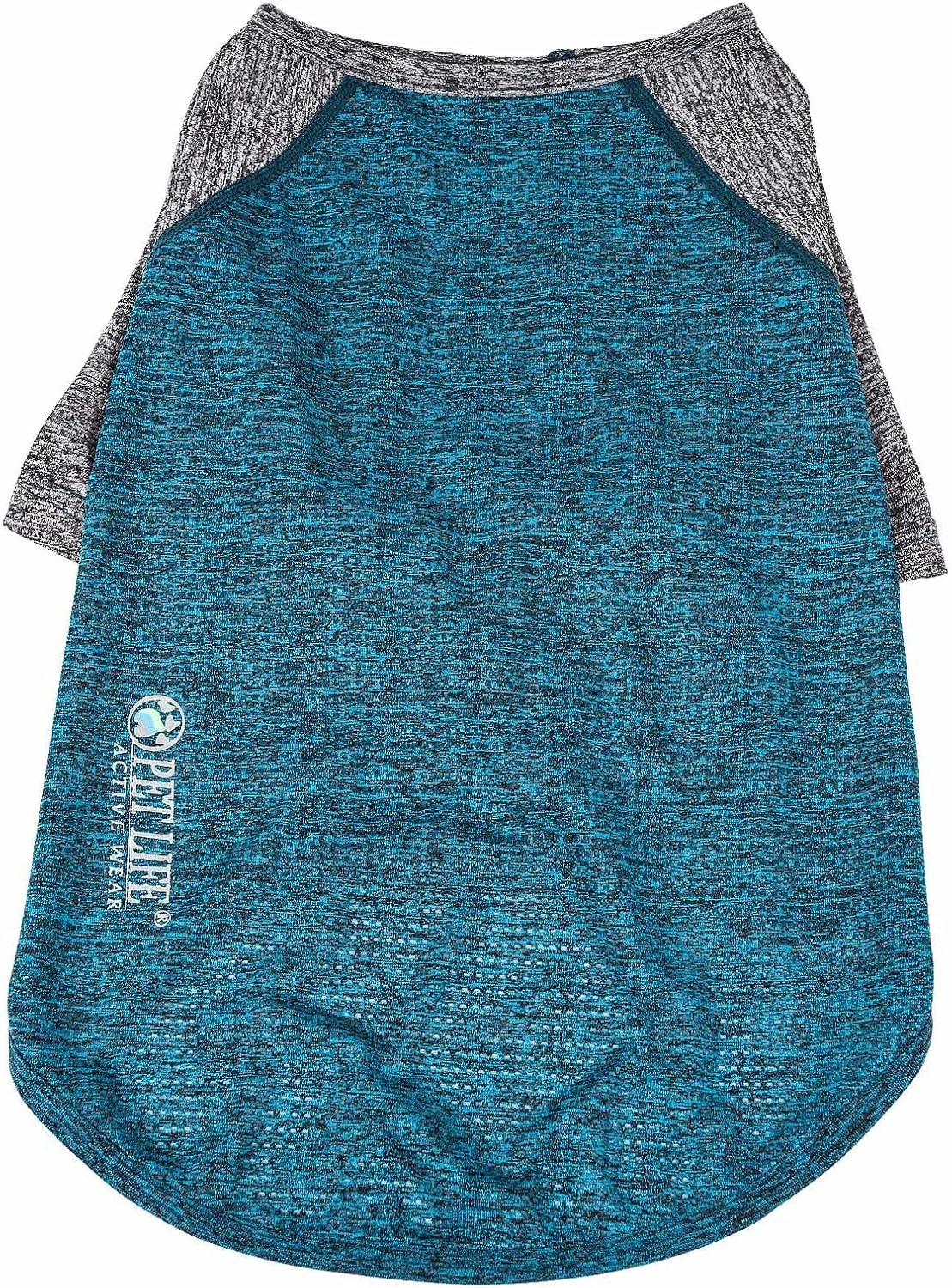 Pet Life ® Active 'Hybreed' 4-Way Stretch Two-Toned Performance Dog T-Shirt X-Large