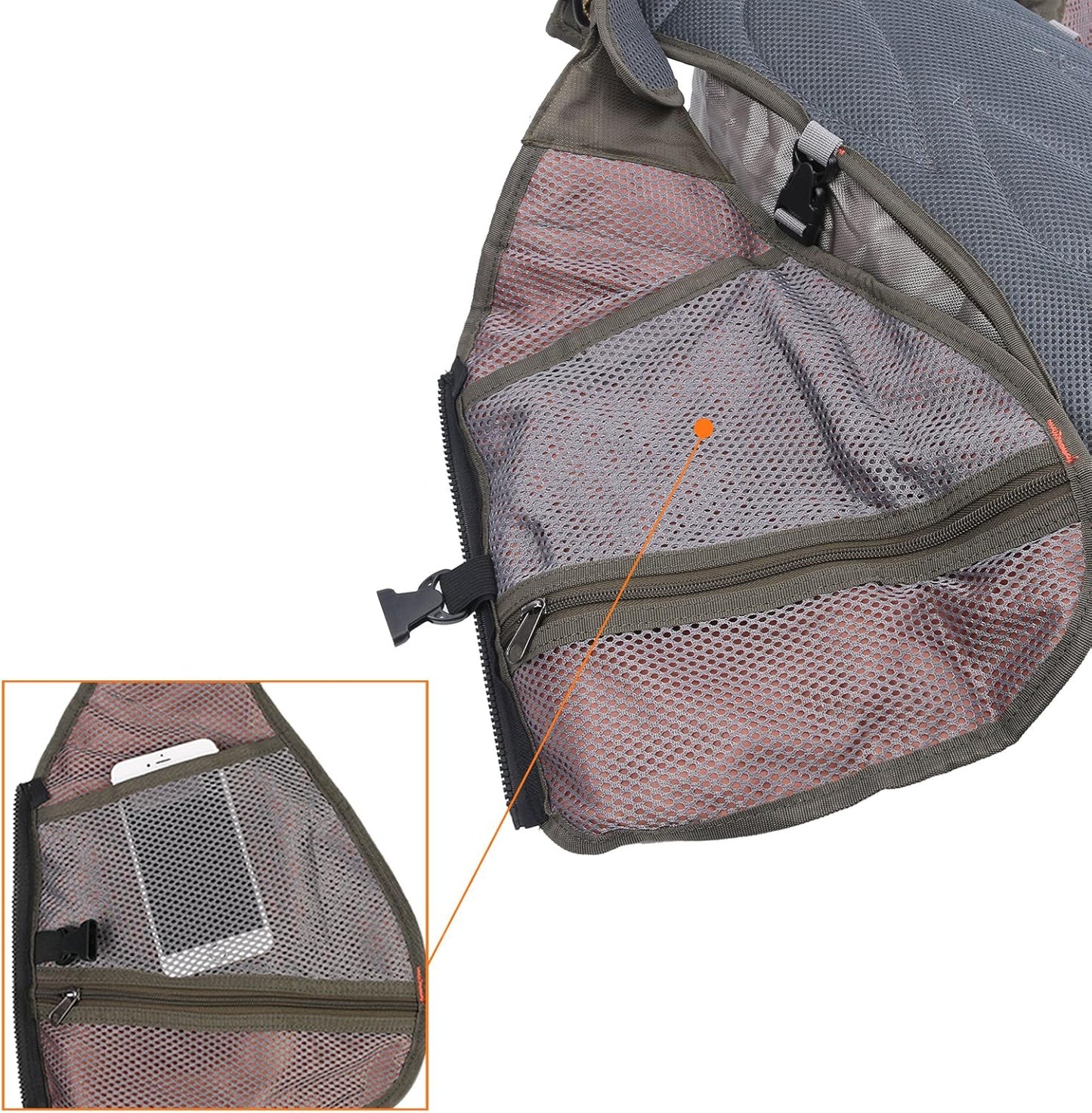 M MAXIMUMCATCH Maxcatch Fly Fishing Vest Pack for Men and Women Adjustable Outdoor Fishing (Vest/Sling Pack/Backpack)