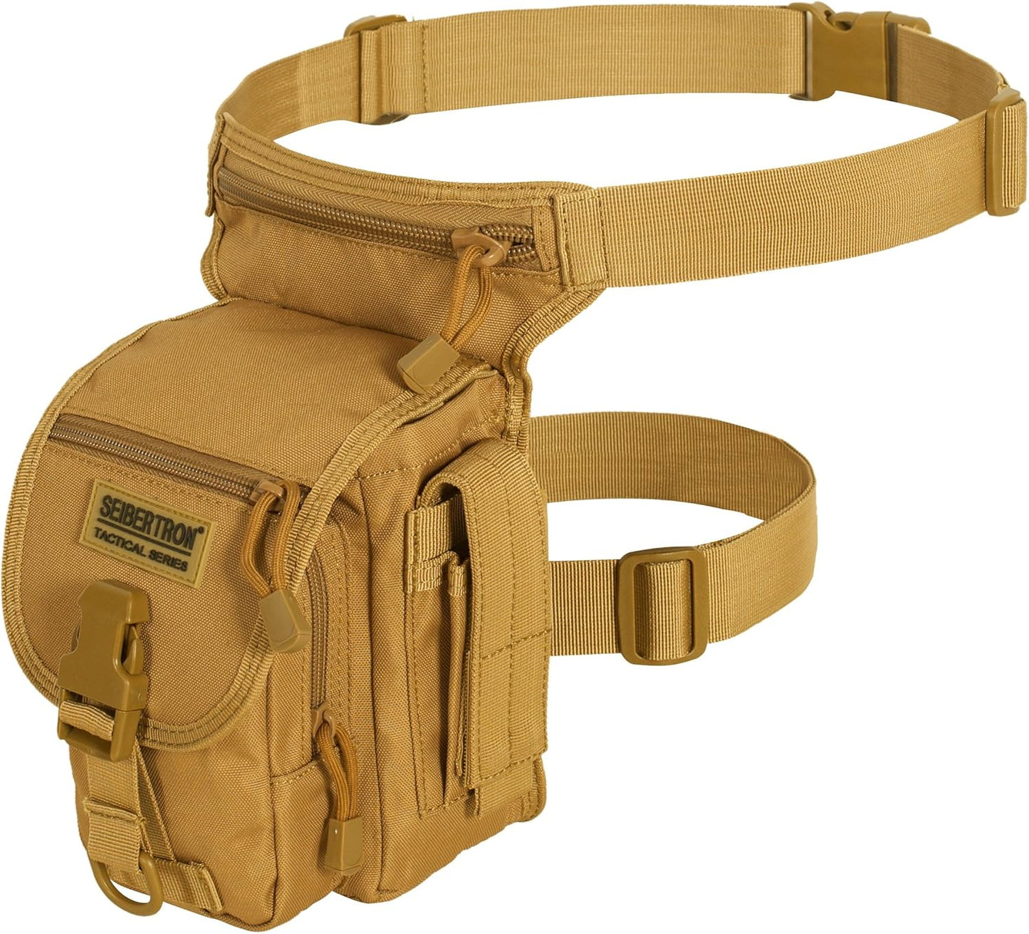 Seibertron Waterproof Tactical Outdoor Hiking Airsoft Utility Leg Bag Black