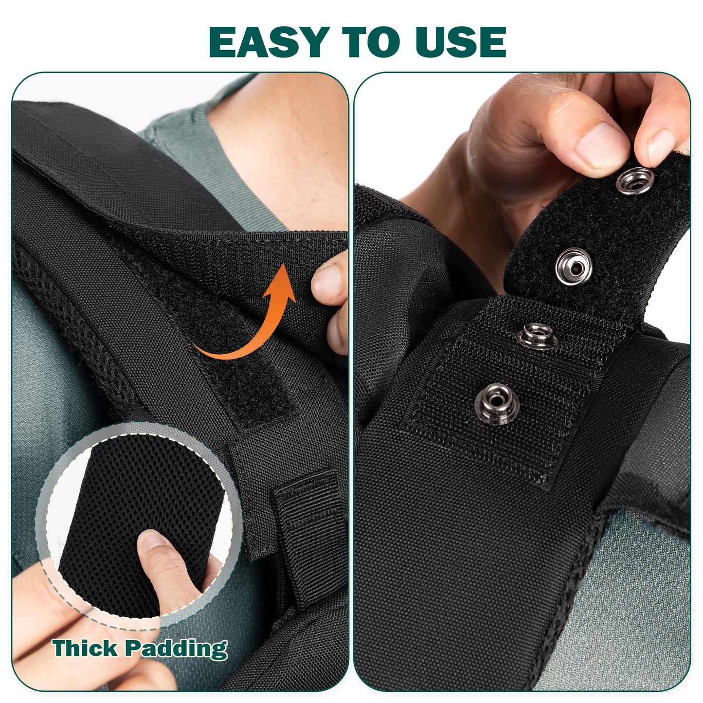 Adjustable Weighted Vest, Tactical Weight Vests for Men and Women, Body Weight Vest for Strength and Endurance Training, Fitness, Running, WODs (Black-1)