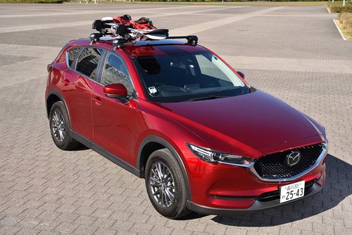 INNO INA952 Gravity Universal Mount (Fits Rounds, Square, Aero and Most Factory Bars) Holds - (3) Fat Ski or (2) Snowboards Roof Rack,Black