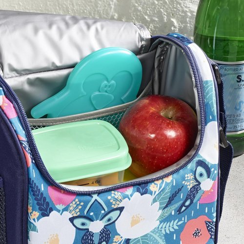 Cool Coolers Slim Ice Packs for Kids Lunch Boxes - Reusable Multicolored Set of 4 (Penguin)