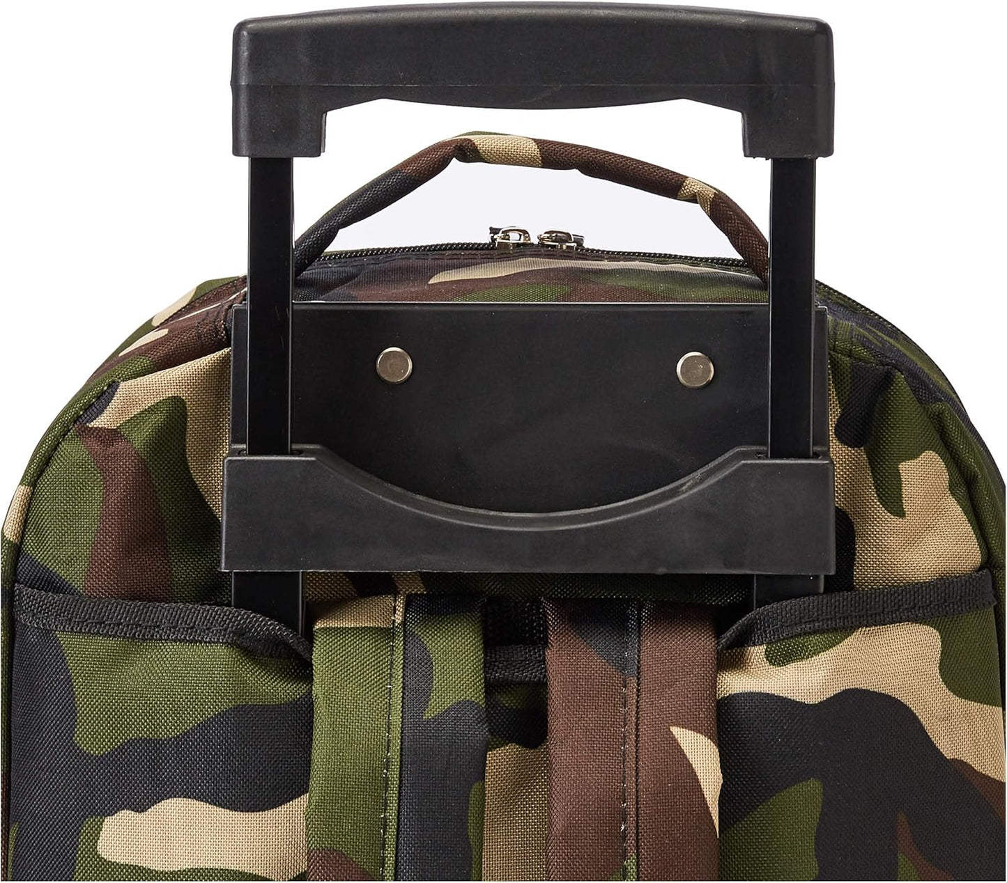 Rockland Double Handle Rolling Backpack, CAMO, 17-Inch