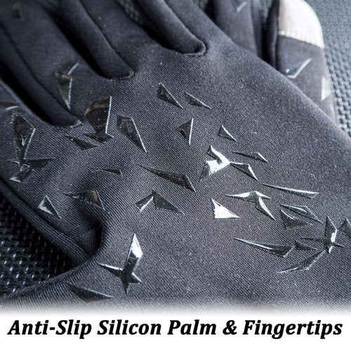 SKYDEER Touchscreen Winter Gloves Liner with Anti-Slip Palm Warm and Lightweight for Running Cycling Driving and More Sports (SD2130/S)