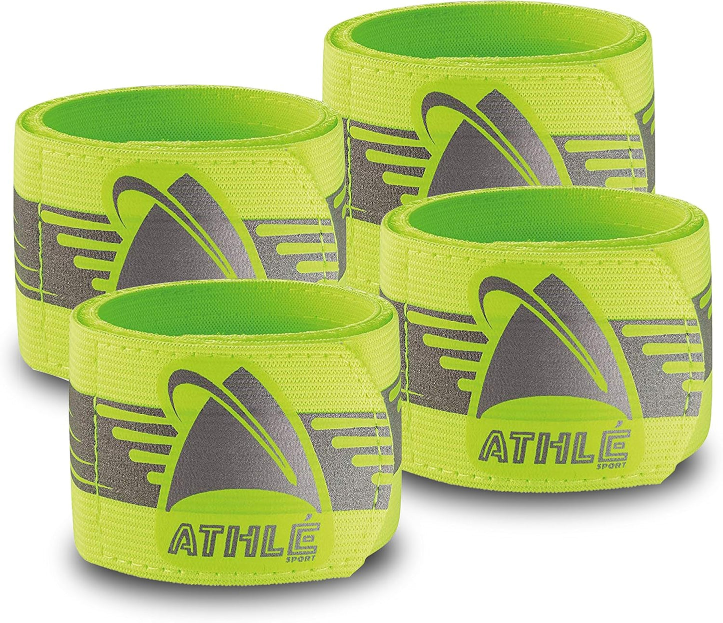 Reflective Running Band - High Visibility Arm Reflector Bands for Running, Cycling - Reflector for Runners for Wrist, Arm, and Ankle - Adjustable Running Reflective Gear Arm