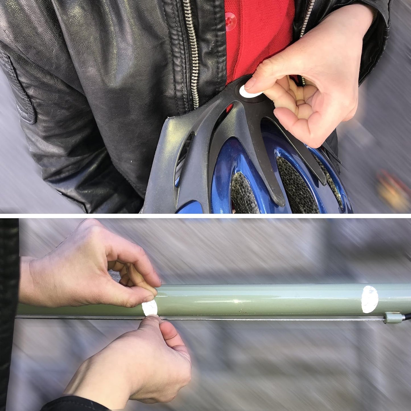 330 Reflective Stickers for Hard Surfaces Oval 5 Pack - Bicycle Frame, Helmet, Stroller, Scooter, Pedals - 5 Sheets - 3.5 x 5.5 Inch Sheet - 150 Retro Reflective Stickers 330 Candle Power