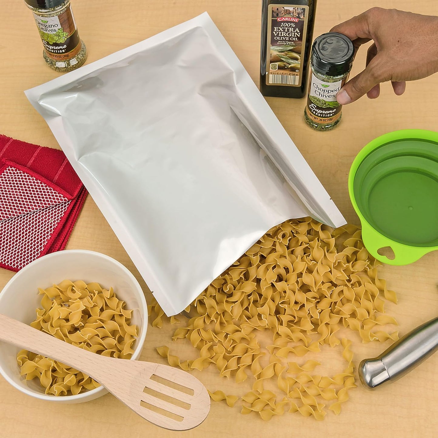 Dry-Packs no Mylar Bag, 5-1-Gallon, 100 Gram, Silver