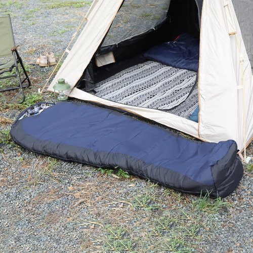 REDCAMP Cold Weather Mummy Sleeping Bag, 0 Degree Warm Flannel Cotton Sleeping Bag for Adults, Warm and Machine Washable Perfect for Winter Camping, Navy Blue with 4lbs Filling