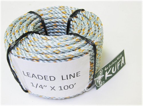 2-Pack of KUFA Crab Trap Accessory Kit (100' Lead Core Rope, Caliper,Harness,Bait Case & 11" Red/White Float) CAQ1x2