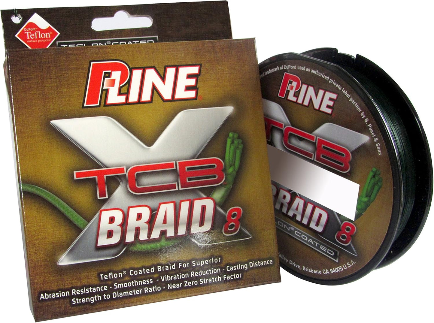 P-Line TCB 8 Carrier 150-Yard Braided Fishing Line