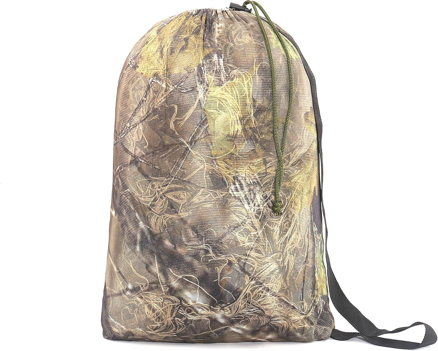 AUSCAMOTEK Ghillie Suit for Hunting Dry Grass Brown Ideal for Hunting in Winter and Autumn