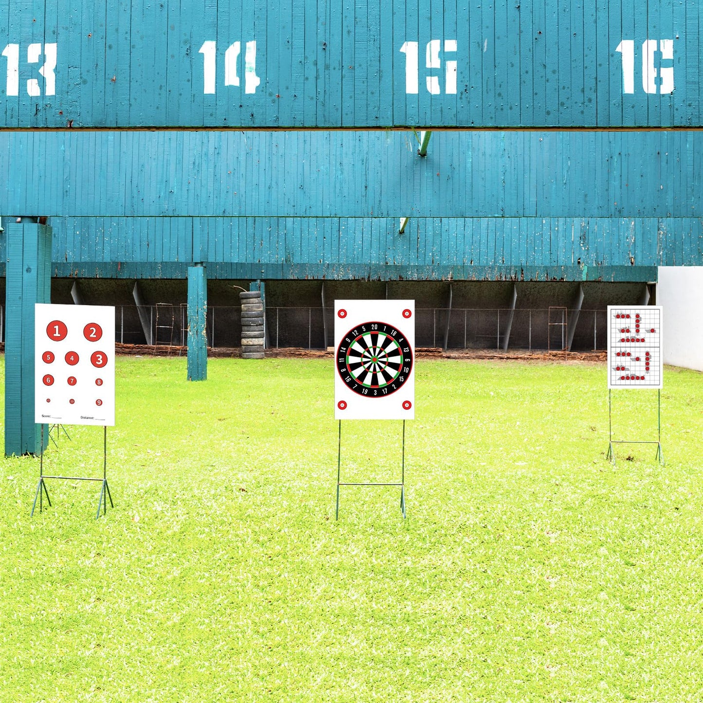 Feifeiya 100 Pack Paper Targets for Shooting Gun and Rifle Game Battle Highly Visible Instant Splattering Targets for Shooting Range or Outdoor Practice