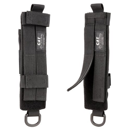 CAT Outdoors ASP Expandable Baton Holster 16" - 26" Collapsible Baton Holder for Self Defense, Law Enforcement, Police - Tactical Baton MOLLE Holster - Nylon Pouch for Duty Belt, Vest (Black)