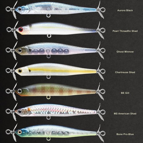 LUCKY CRAFT Screw Pointer 80 Jerkbait - Sinking Fishing Lure for Bass & Walleye