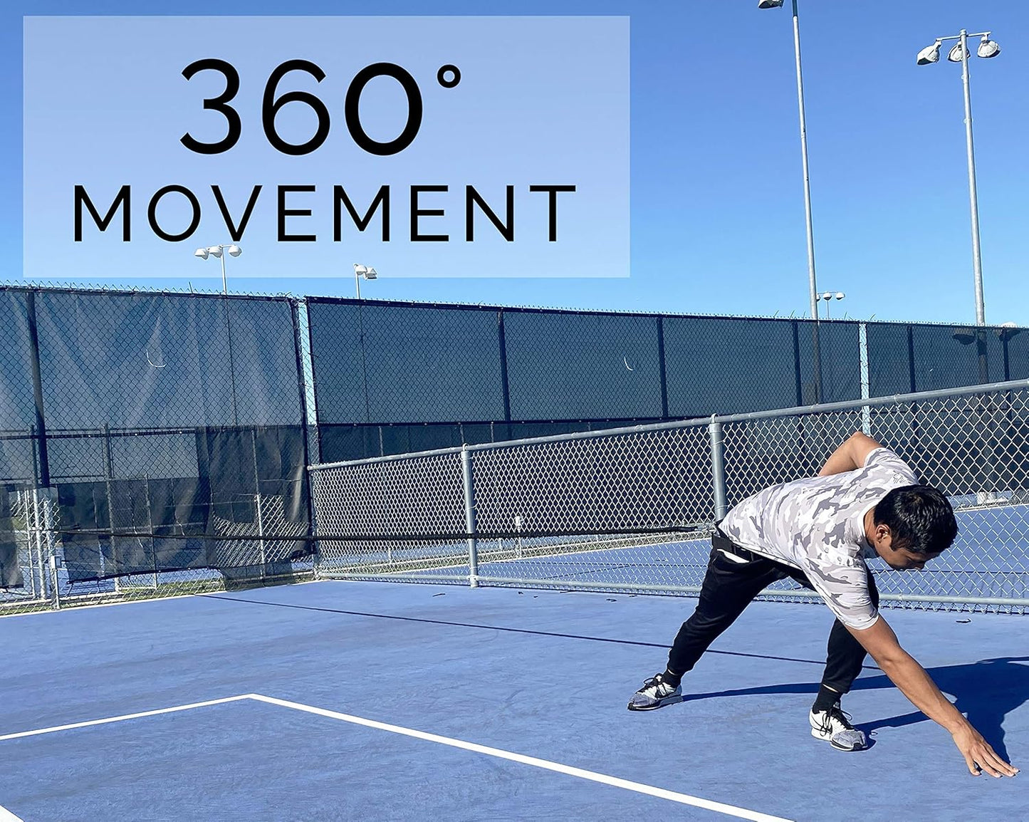 MOVEMINT 33ft Speed Bungee Band Trainer, 90+lbs Resistance (Longest in Market)