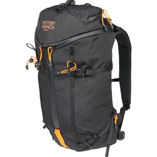 Mystery Ranch Scree 22 Backpack – Technical Hiking Daypack with Internal Frame & Waistbelt Secures – Black