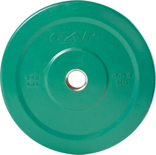 CAP Barbell Olympic 2-Inch Rubber Bumper Plate, Single