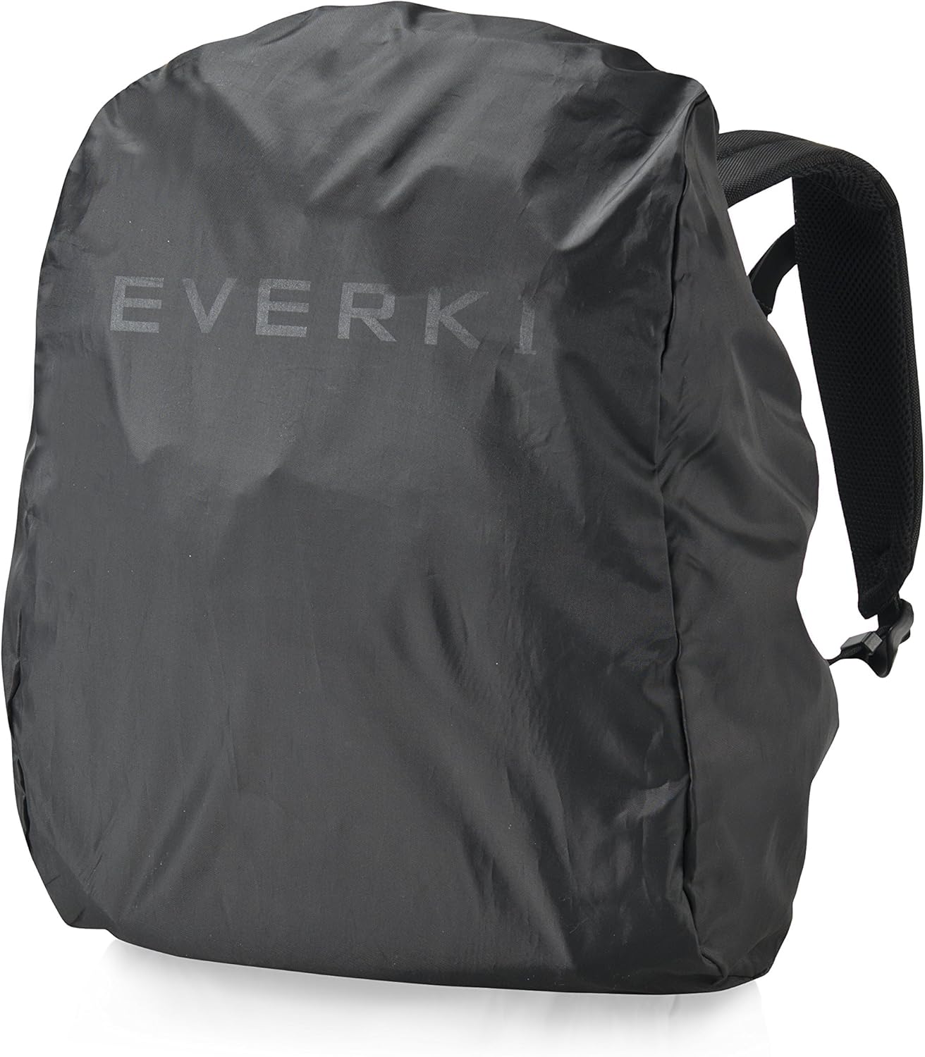 EVERKI Travel Backpack Rain Cover - Black Outdoor Back Pack Raincover, Ideal Travelling Backpack Cover, Anti Slip Lightweight Raincover for Bagpacks, Bookbag Shield, Perfect Travel Bagpack Accessories