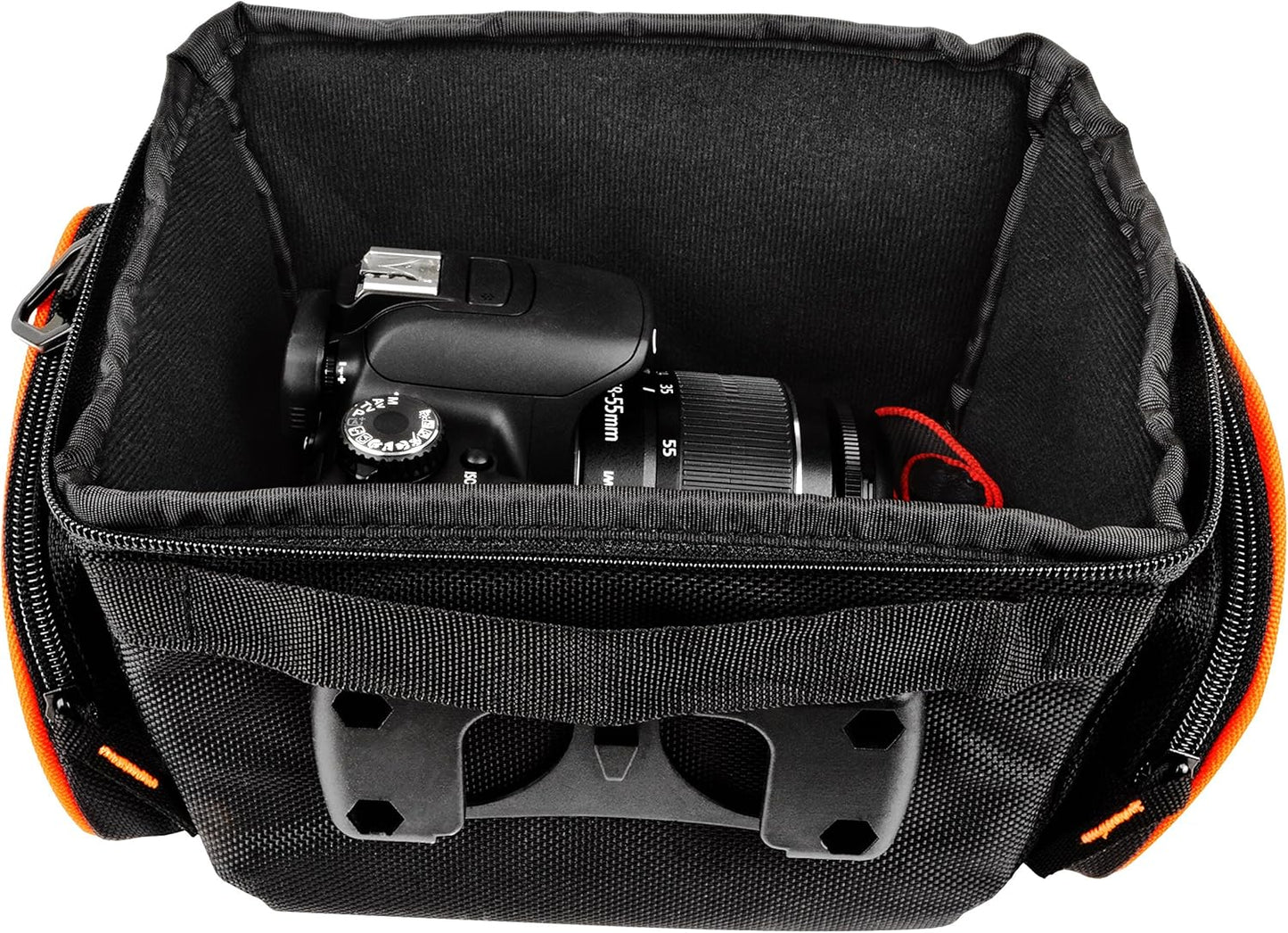 Ibera Bike Handlebar Bag - Clip-On Bikes Bag with Transparent Lid for Maps - with Shoulder Strap, Rain Cover & Reflective Trim - Water-Resistant Bike Accessories - Fits 22.2–31.8 mm Handlebars