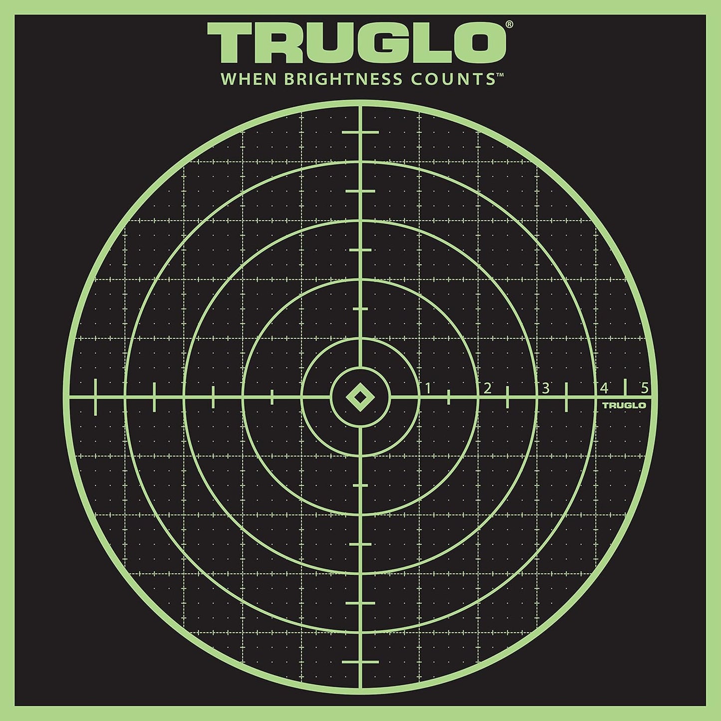 TRUGLO 12X12 Tru-See 100 Yard Bright Fluorescent Self-Adhesive High-Visible Reactive Splatter Targets, Available in 6, 12, 25 or 50-Pack Options