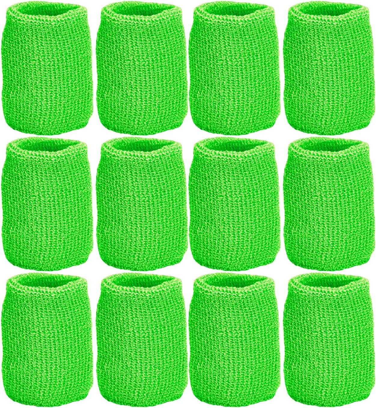 Unique Sports Wristbands / Sweatbands Pack of 12 (6 pair)
