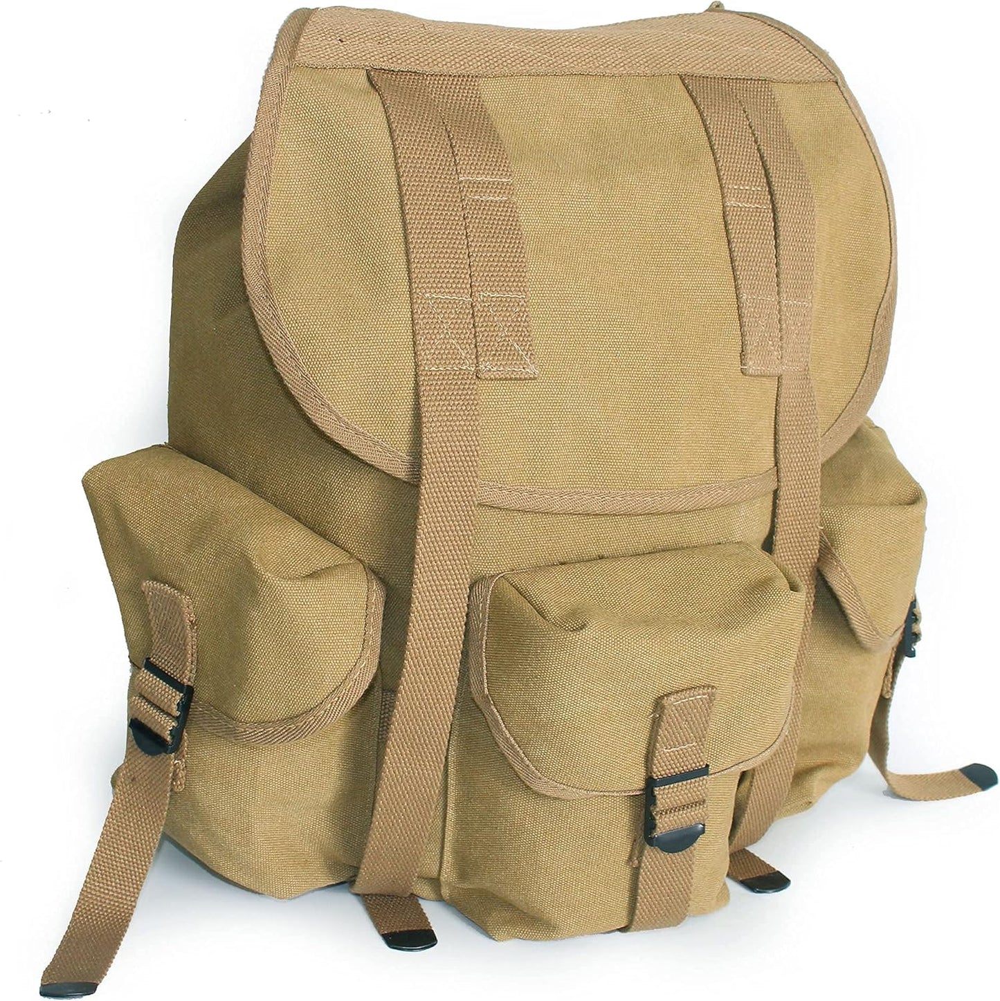 WW2 WWII US Military M14 Haversack Field Bag Backpack Canvas Khaki