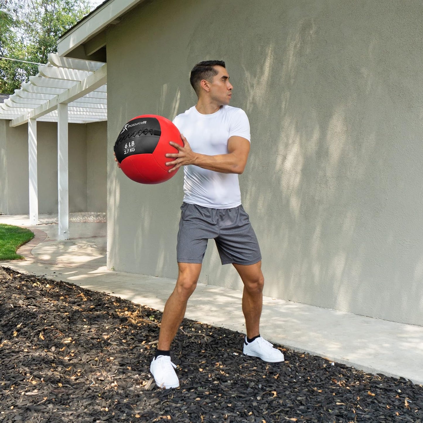 ProsourceFit Soft Medicine Balls, Wall Balls and Full Body Dynamic Exercises, Color-Coded Weights