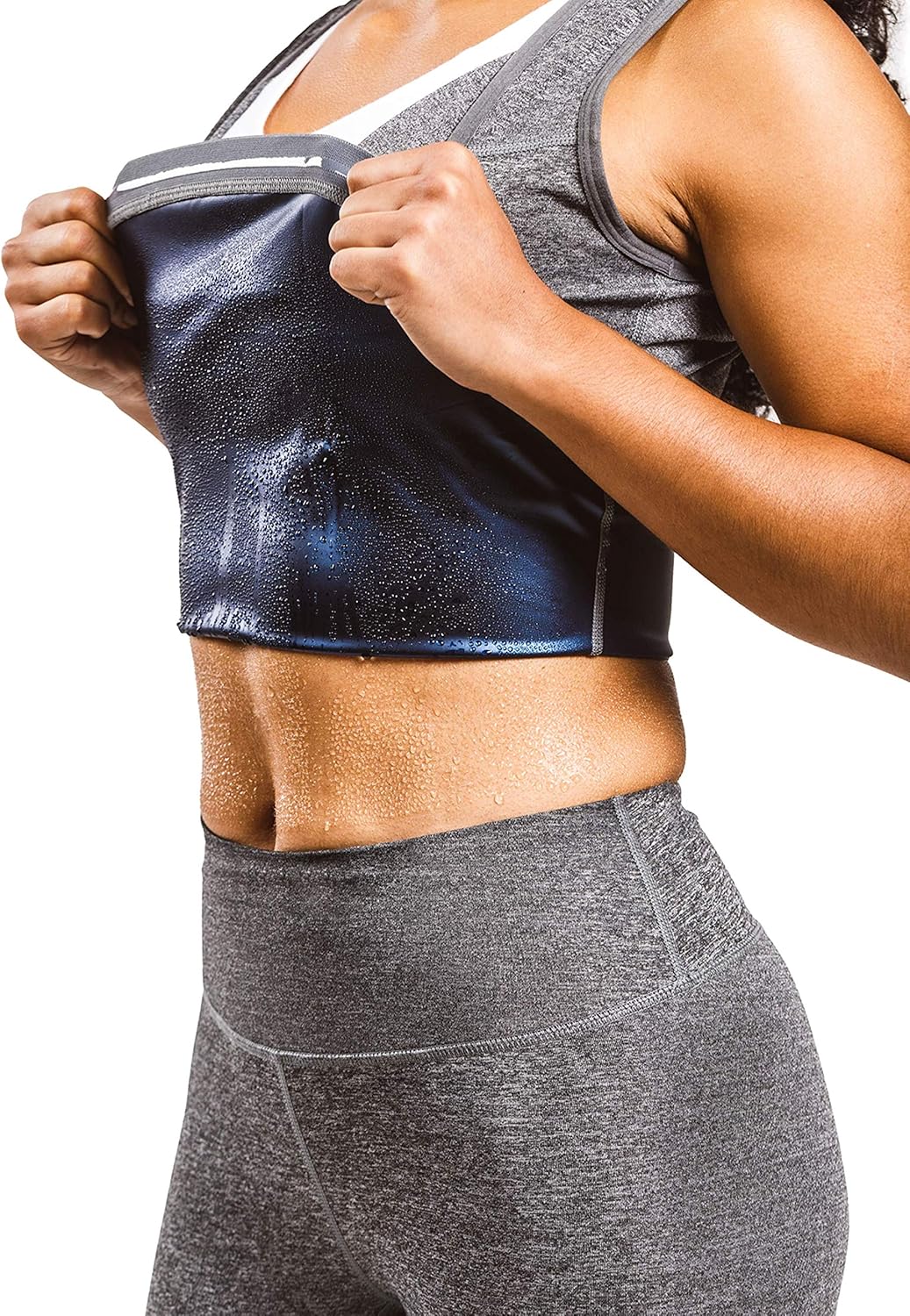 Sweat Shaper Premium Sauna Tank Top For Women, Slimming Sauna Shirt For Women, Sweat Vest for Workouts