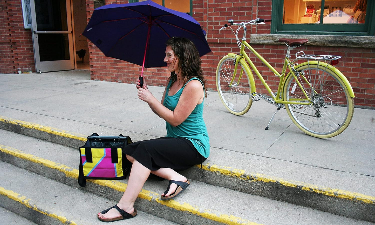 Green Guru Gear Dutchy Bike Bicycle Bike Upcycled Made in USA Pannier Bag (design may vary)