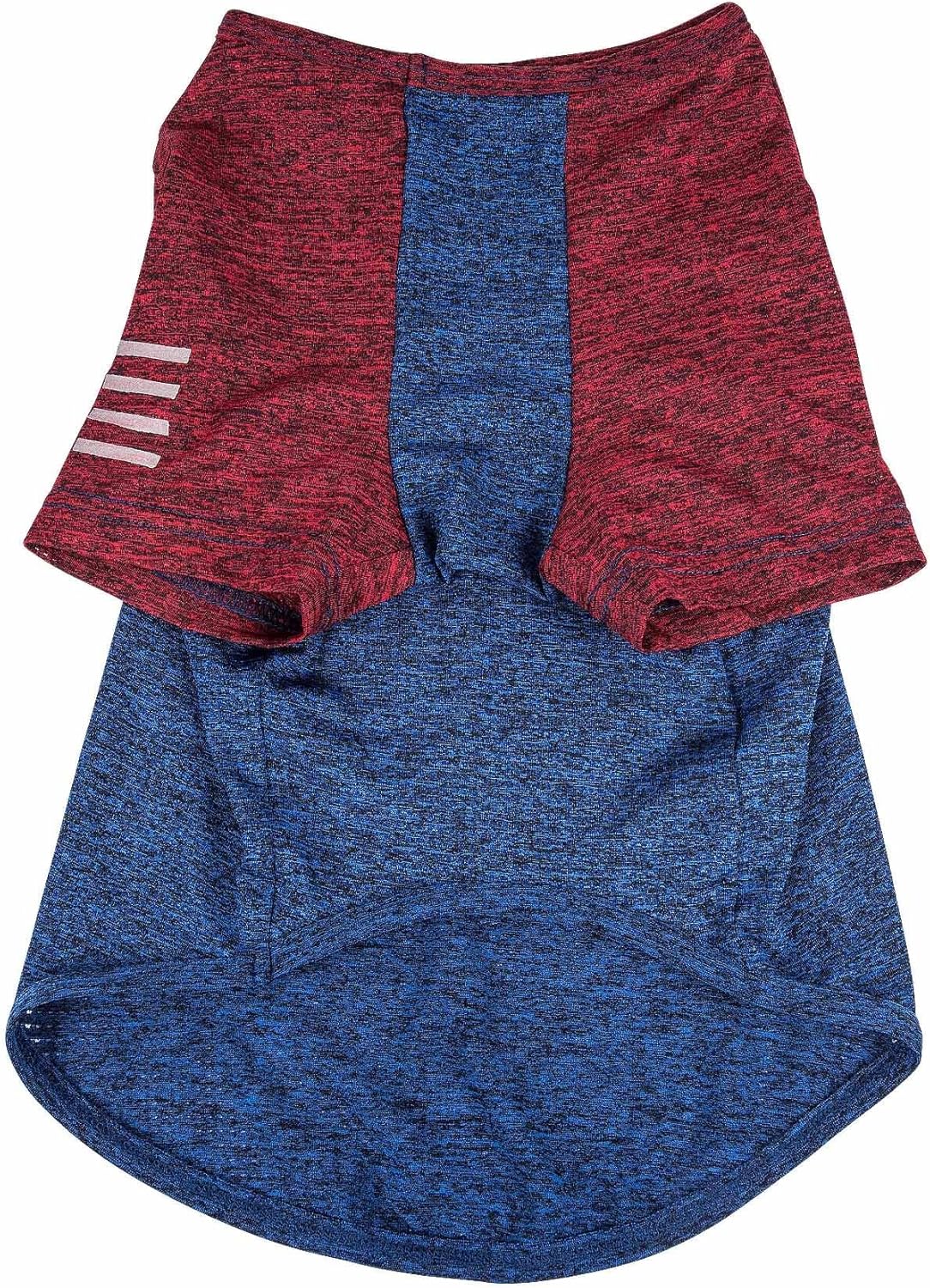 Pet Life ® Active 'Hybreed' 4-Way Stretch Two-Toned Performance Dog T-Shirt X-Large