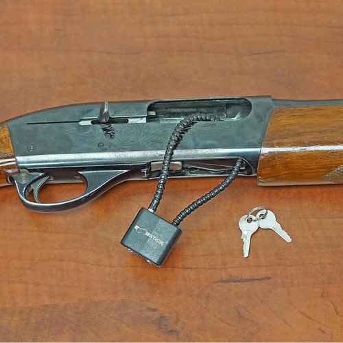 BOOMSTICK Cable Gun Lock – Keyed Alike, 9" Cable Length, 3-Pack Firearm Safety Locks