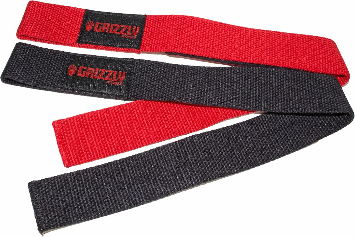 Grizzly Fitness Padded Lifting Straps | One Size | Lifting Wrist Straps for Weightlifting & Powerlifting | Gym Strap for Grip Strength & Stability Support | Reduces Slipping | Doesn't Dig Into Hands
