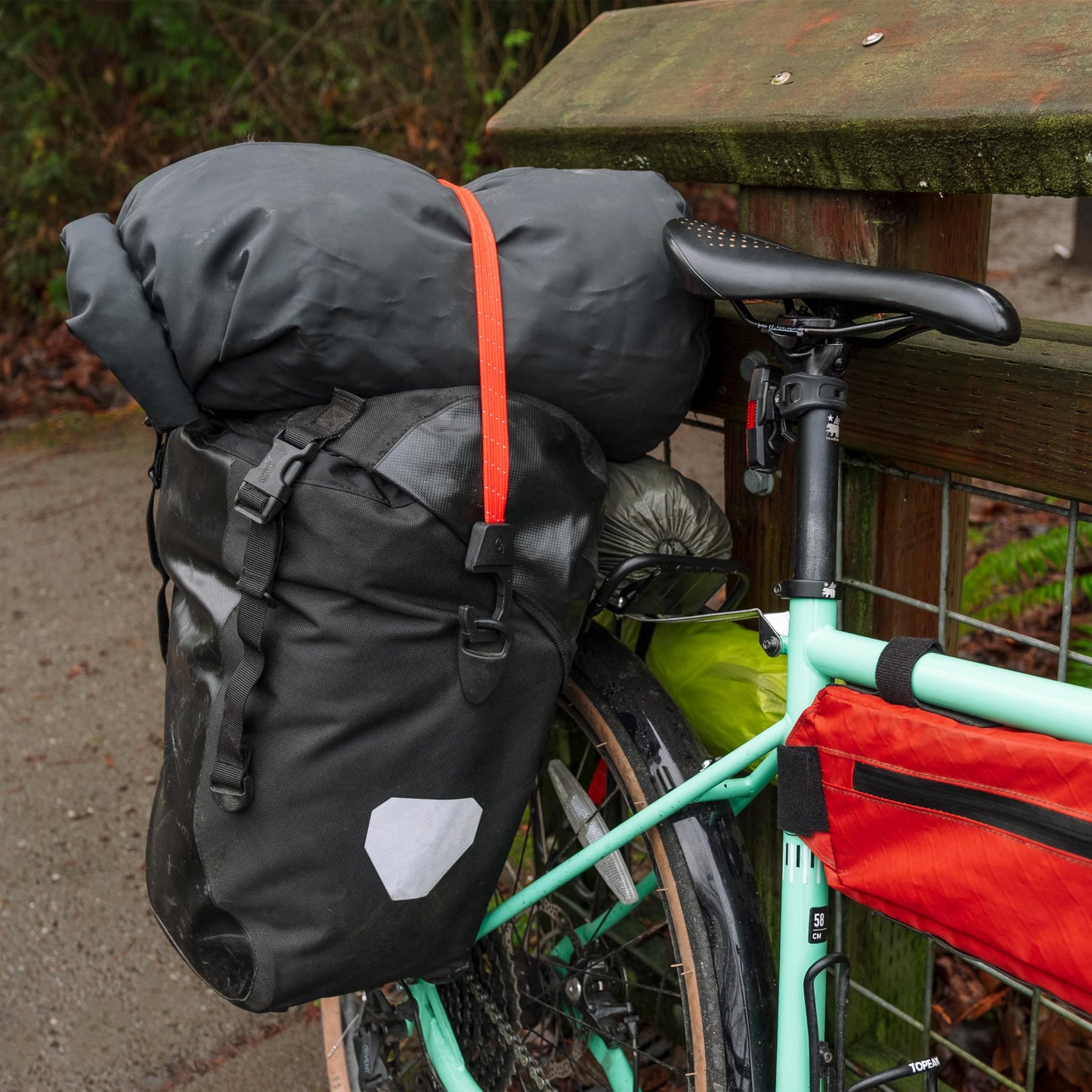 GEAR AID Holdfast Bungee Strap, Organize Your Garage and Gear for Biking, Camping, Hunting, Exercise, Paddling and More, Orange Reflective, Multipack 20-30-40” Lengths