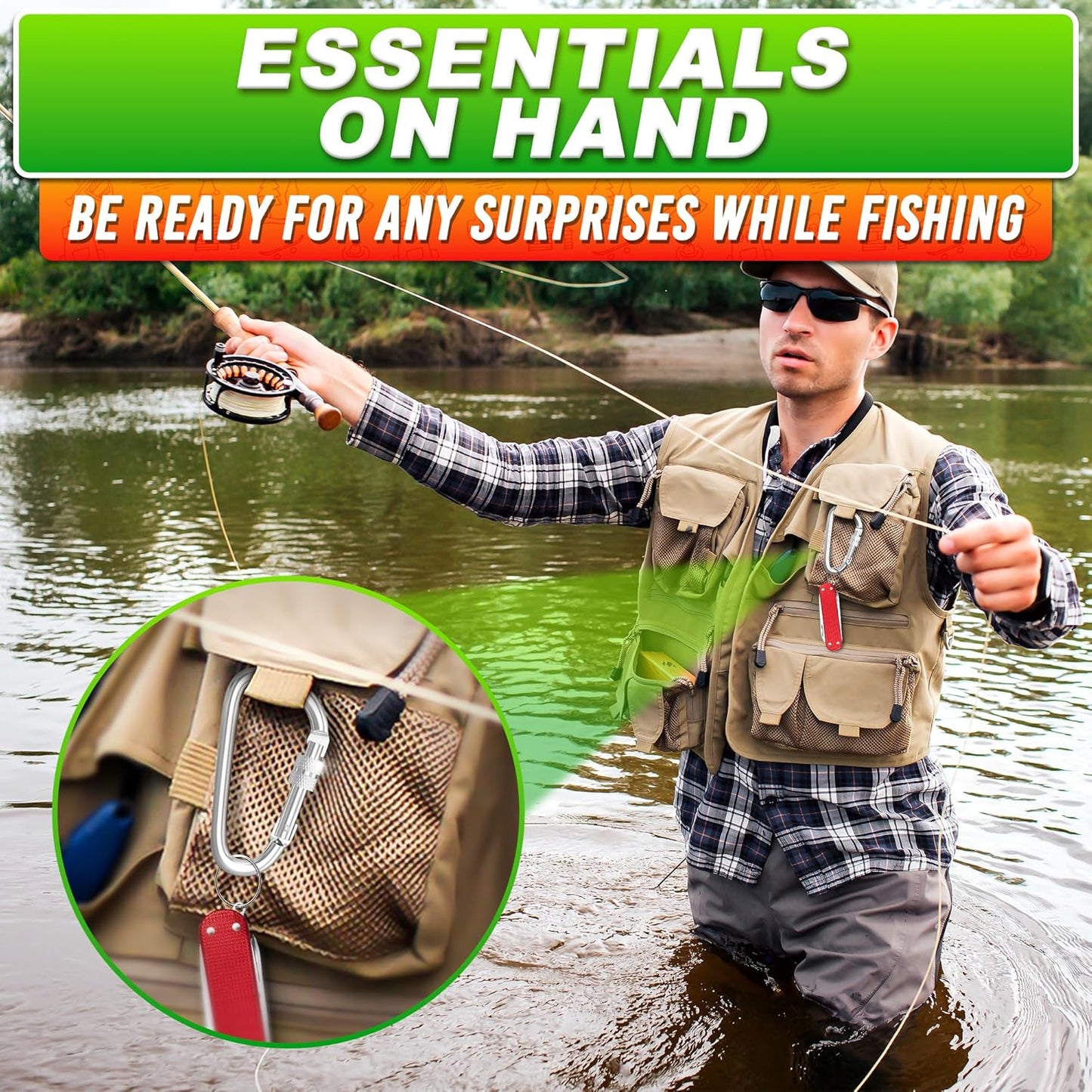 3 Inch Carabiner Clip with Screw Lock - 10 PCs Aluminum Locking Carabiner Clip, Multicolor (Red, Orange, Purple, Blue, White) D Ring for Backpack, Lightweight & Easy to Use, Cool for Camping & Hiking